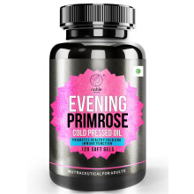 Nobel Nature Evening Primrose Cold Pressed Oil - 120 Soft Gels - Promotes Healthy Skin