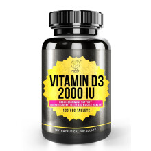 Nobel Nature Vitamin D3 2000 IU, Provides Immune Support, Supports Bone, Teeth and Muscle Health