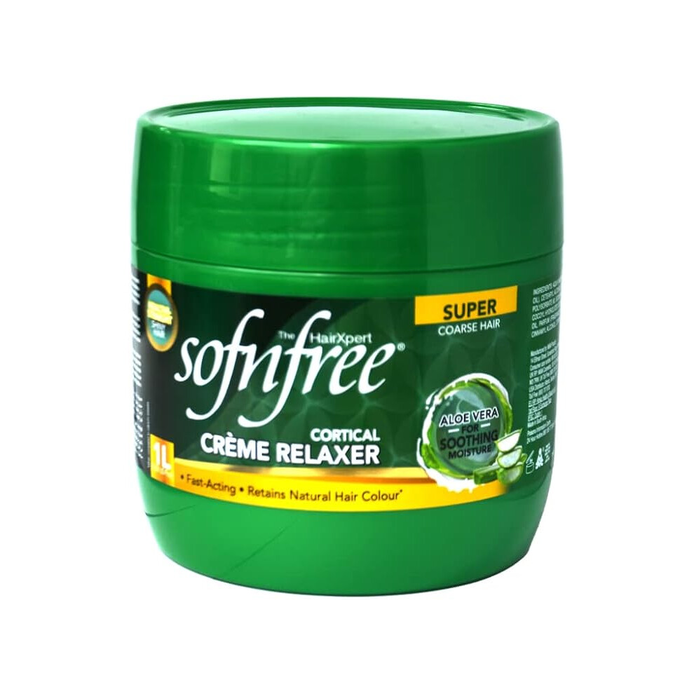 Clere Sofnfree Corticol Creme Relaxer SUPER Intensive Hair Straightening 450ml