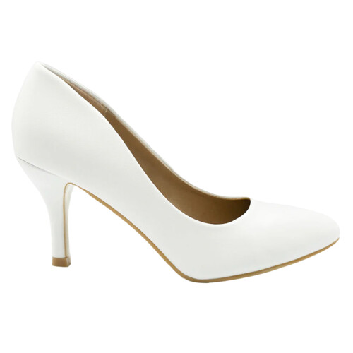 Ladies white court shoes uk best sale