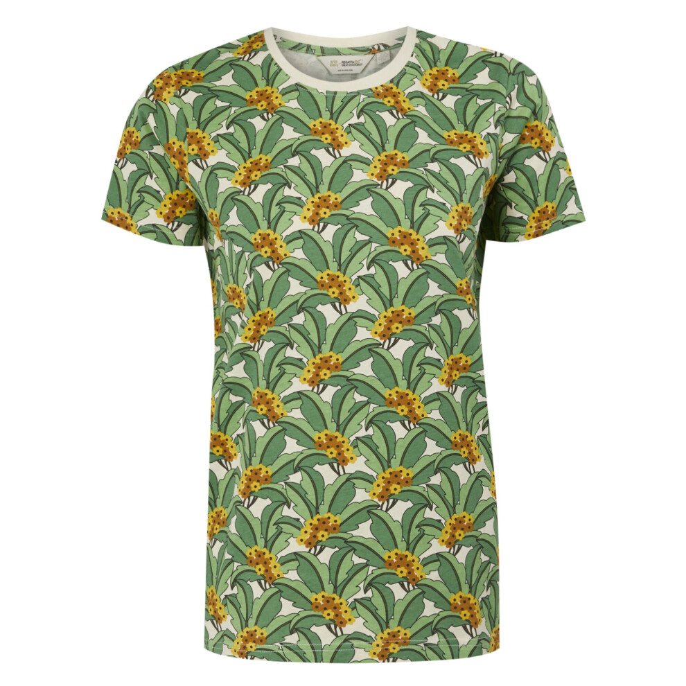 (8 UK, Green) Regatta Womens/Ladies Orla Kiely Tropical T-Shirt