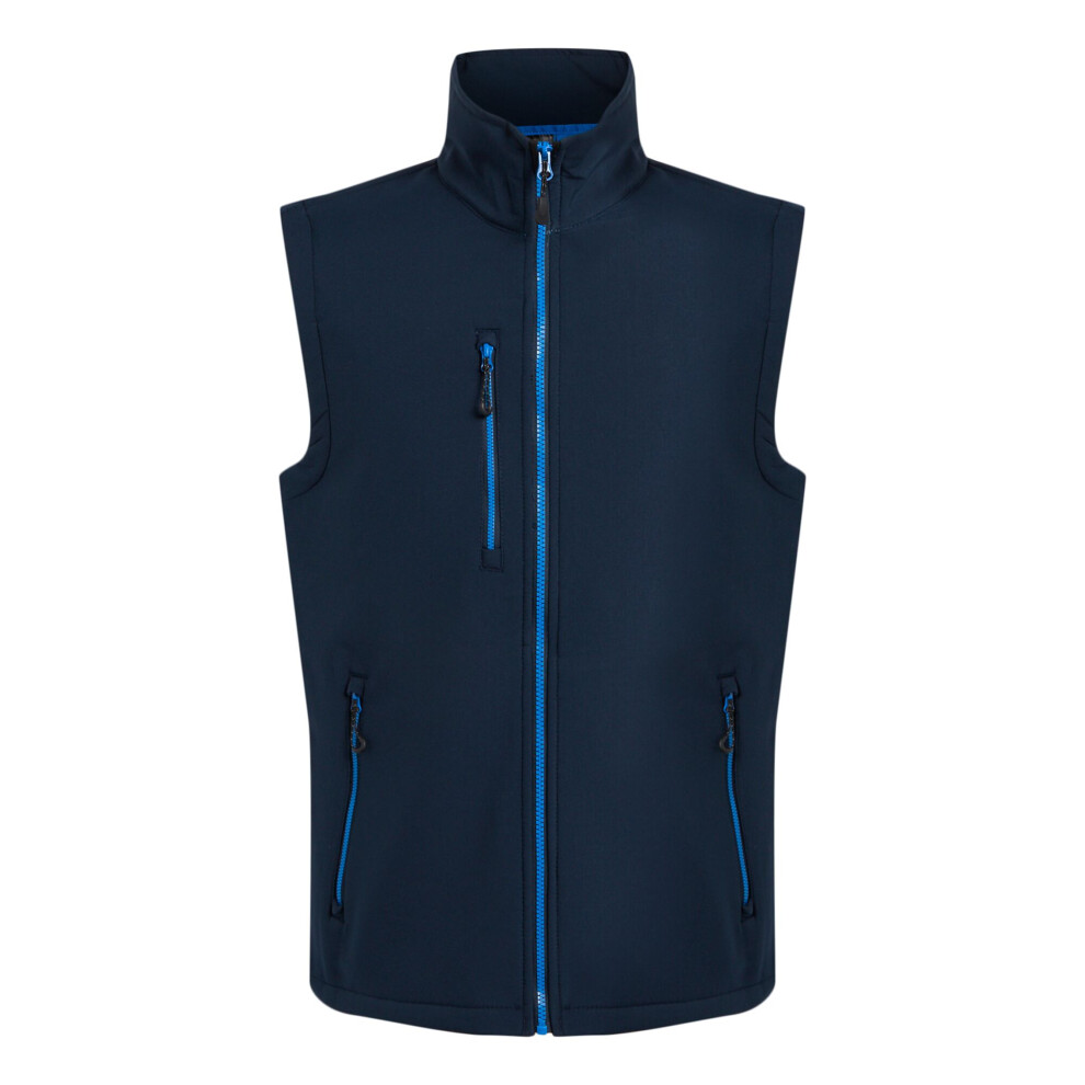 Regatta Professional Men's Blue (Xl, Navy/French ) Softshell 2 Layer Body Warmer