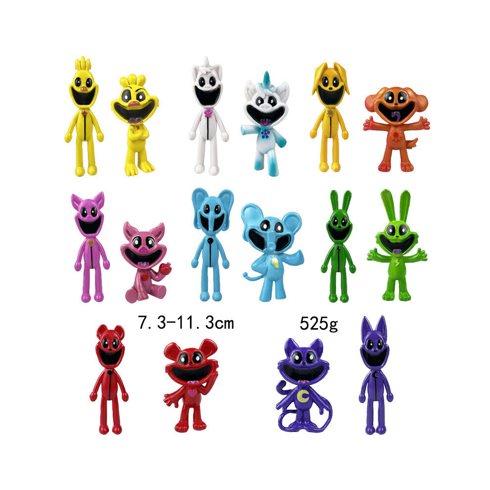 (16PCS) Poppy Playtime Smiling Critters Action Figure Toys