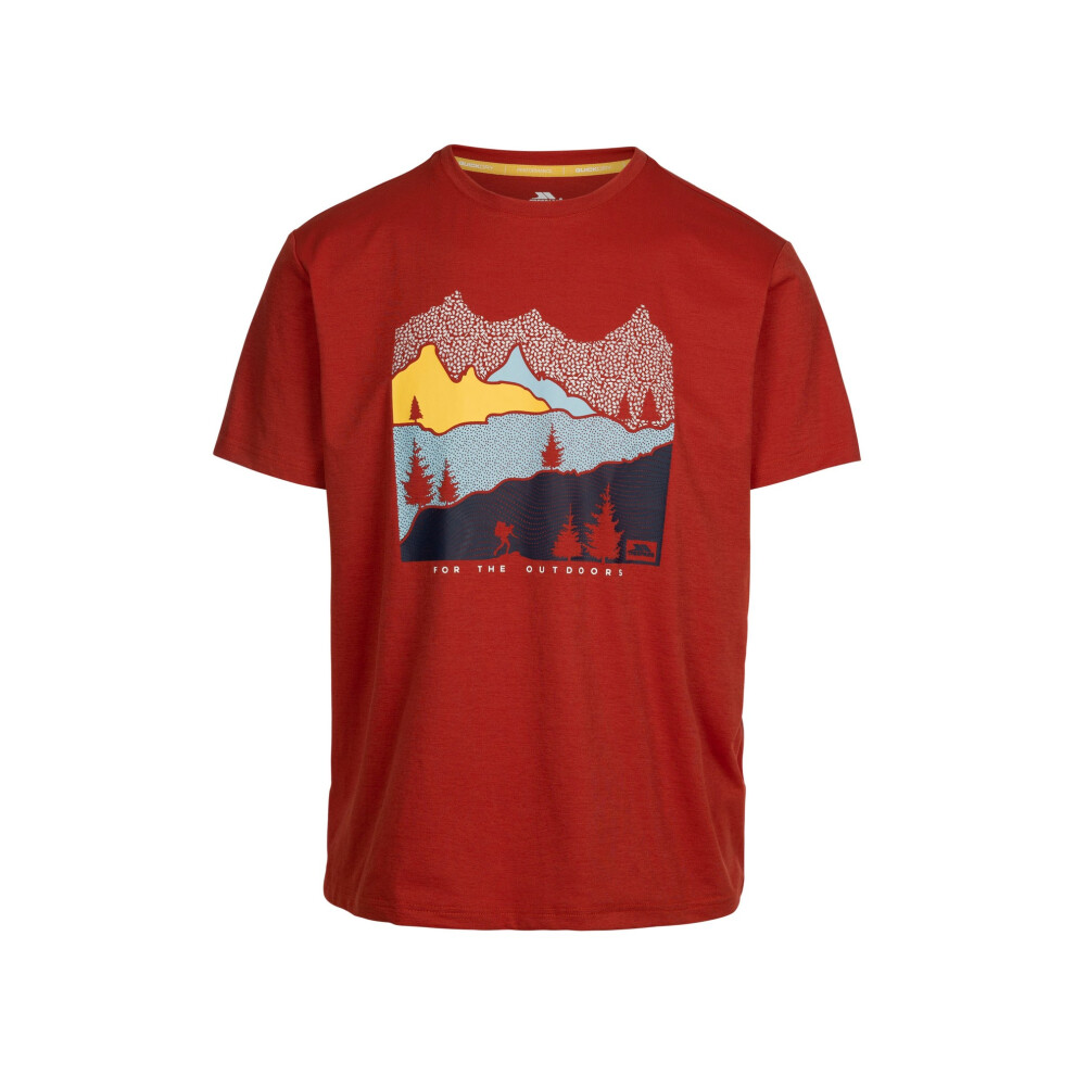 (M, Salsa) Trespass Mens Danub TP75 Round Neck T-Shirt