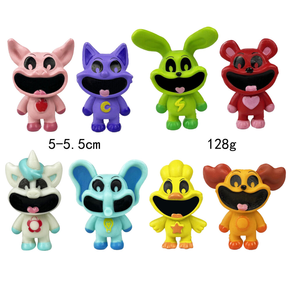 (8pcs Set E) Smiling Critters Figures Poppy Playtime Toys Dolls