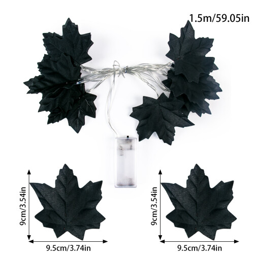 (style G) Artificial Autumn Maple Leaves Pumpkin Garland LED Fairy String Light Christmas