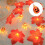 (style D) Artificial Autumn Maple Leaves Pumpkin Garland LED Fairy String Light Christmas 1