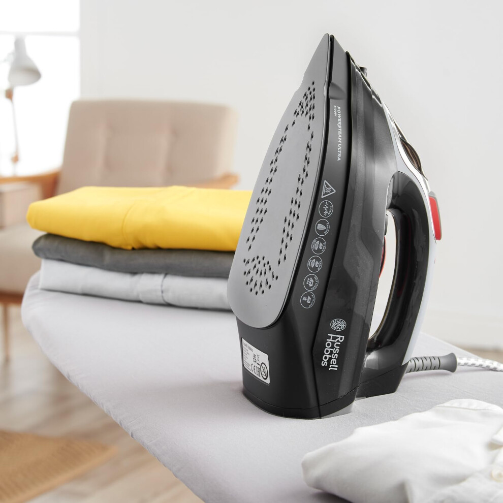 russell-hobbs-power-steam-ultra-iron--ceramic-non-stick-soleplate--210g-steam-shot--70g-continuous-steam--350ml-water-tank--self-clean--anti-calc