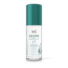 ROC Keops Roll-On Deodorant 24-Hour Antiperspirant Protection with Gentle Formula Non-Irritating Roll-On Application 30ml