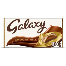 Galaxy Smooth Milk Chocolate Bar, Chocolate Gift, Movie Night Snacks, Sharing Bar 100g