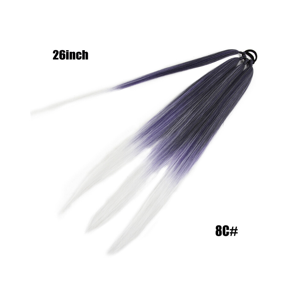 Yetp Star Unisex Not,Specified (26Inch -8C) Synthetic Long Braided Ponytail Hair Extensions Synthetic Boxing Braids Wrap
