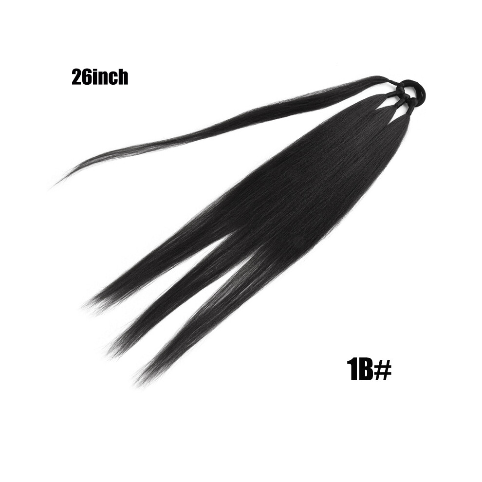 Yetp Star Unisex Not,Specified (26Inch -1B) Synthetic Long Braided Ponytail Hair Extensions Synthetic Boxing Braids Wrap