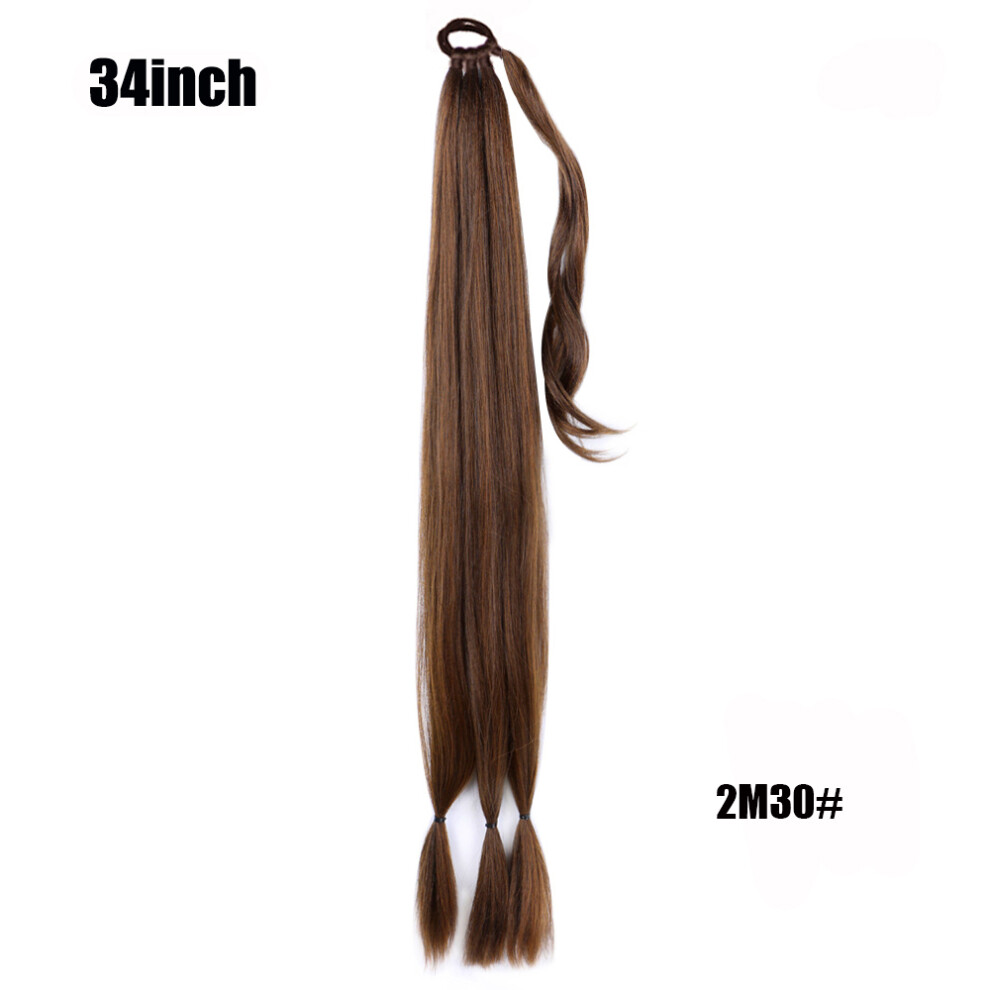 Yetp Star Unisex Not,Specified (34Inch-2M30) Synthetic Long Braided Ponytail Hair Extensions Synthetic Boxing Braids Wrap