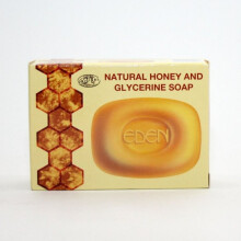 Eden Natural Honey & Glycerine Soap 150g | Soften & Moisturise Skin | Suitable Even For Delicate Skin | Cleaning Bar