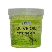 Eden Olive Oil Styling Gel 473g | Non-Flaking & Maximum Hold | Moisturizes & Protects the Hair & Scalp | Lightweight | For All Hair Types