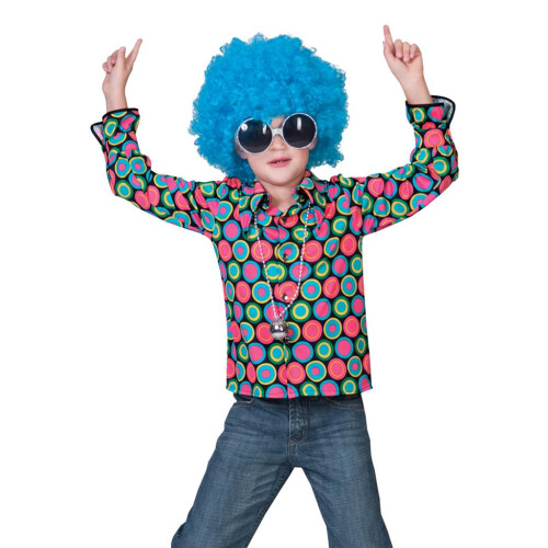 (Age 8-9) 70's Polka Dot Shirt , Boys