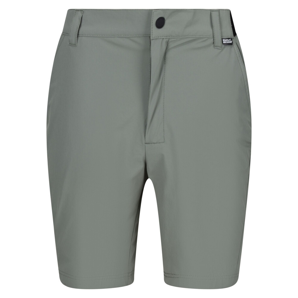 (33R, Agave Green) Regatta Mens Travel Light Packaway Shorts