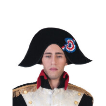 Deluxe Bicorn Napoleon Hat , Velvet
