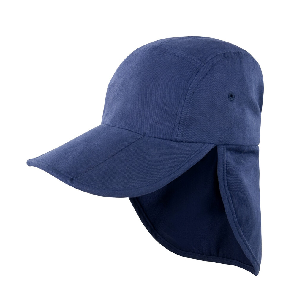 (One Size, Navy) Result Headwear Childrens/Kids Fold Up Legionnaire Hat