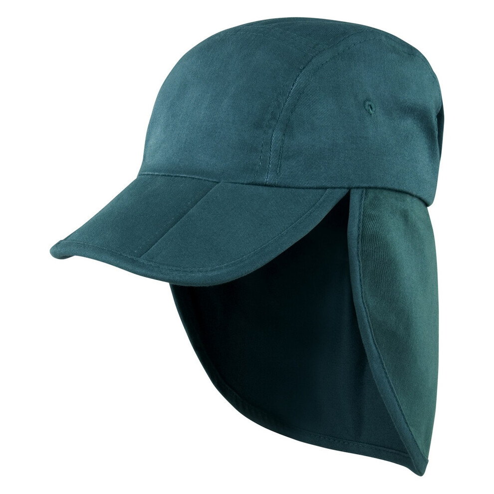 (One Size, Bottle Green) Result Headwear Childrens/Kids Fold Up Legionnaire Hat