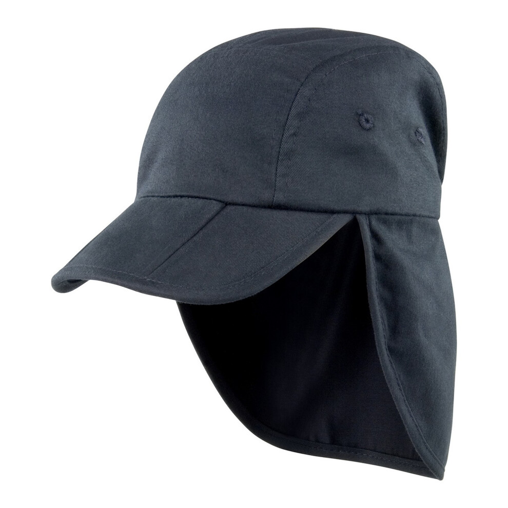 (One Size, Black) Result Headwear Childrens/Kids Fold Up Legionnaire Hat