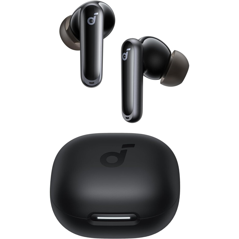 soundcore P40i, Noise Cancelling Wireless Earbuds, Adaptive Noise Cancelling to Environments, Heavy Bass, 60H Playtime, 2-in-1 Case and Phone Stand,