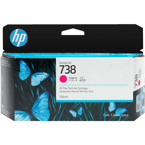 HP HP Ink/ 738 130-ml MGT DesignJ