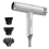 Negative Ionic Hair Dryer Quick Drying with 3 Diffusers White 2