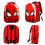 Marvel Spiderman 3D Eva Backpack Kids School Bag Boys Red Marvel Rucksack 7