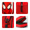 Marvel Spiderman 3D Eva Backpack Kids School Bag Boys Red Marvel Rucksack 8