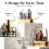 BARE BARREL Cocktail Making Kit | 14-Piece Bartender Kit Cocktail Shaker Set Maker | Bamboo Display Stand 3
