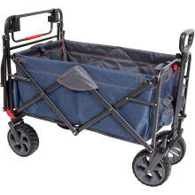 MacSports WPP-100 Utility Wagon Outdoor Heavy Duty Folding Cart Push Pull Collapsible with All Terrain Wheels