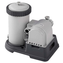 Intex 28634 Krystal Clear C2500 Cartridge Filter Pump - 2,500 GPH for Pools Up to 24 ft, Complete with Built-in Timer (UK Plug)