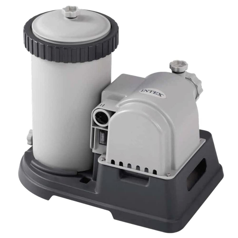 Intex 28634 Krystal Clear C2500 Cartridge Filter Pump 2,500gal per Hour for Pools up to 24ft Diameter, Complete