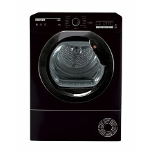 Hoover HLEC8LGB-80 Freestanding Condenser Tumble Dryer, Sensor Dry, 8 kg Load, Black