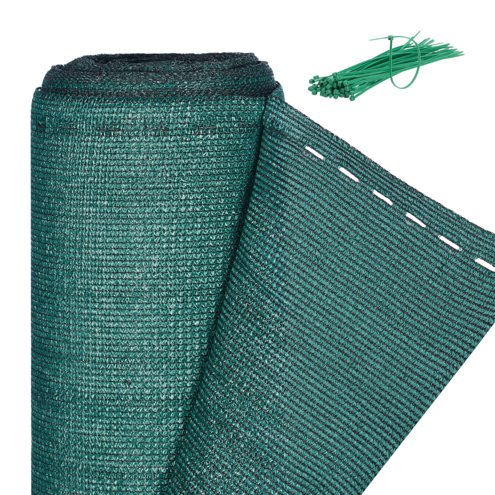 Relaxdays Fence Netting, Privacy Shield For Fences & Railing, Hdpe Net, Uv-Resistant, Weatherproof, 1.2 X 50 M, Green 4052025918651