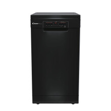 Candy CDPH2L1049B Freestanding Slimline Dishwasher, 10 Place Settings, 45 cm Wide, 5 Programmes, Black