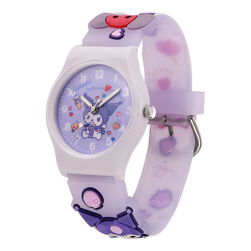 (Kuromi) Sanrio Cartoon Character Printed Watches Melody Kuromi Wristwatch Kids Gifts
