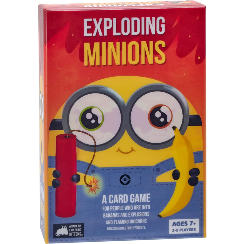 Exploding Kittens Exploding Minions by Exploding Kittens - Card Games for Adults Teens & Kids - Fun Family Games - A Russian Roulette Card Game