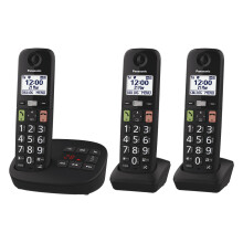 (Panasonic KX-TGU13 Digital Cordless Answering System Triple set) KX-TGU13 Digital Cordless Answering System