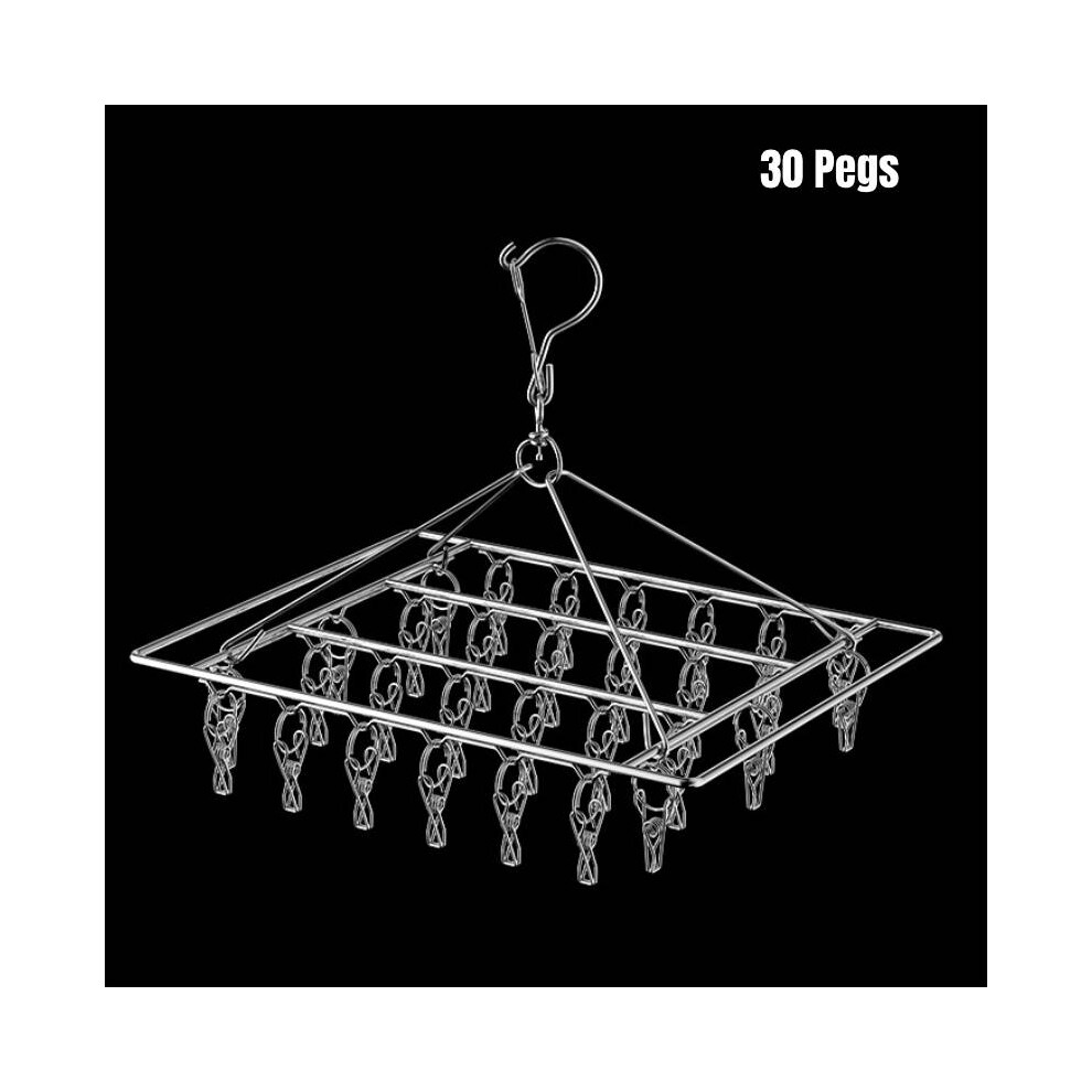(30) Sock Drying Racks 30 40 50 60pcs Pegs Clip Laundry Drip Hanger Clothesline Home