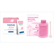 Tantum Rosa 10 sachets + irrigator 500ml UK seller