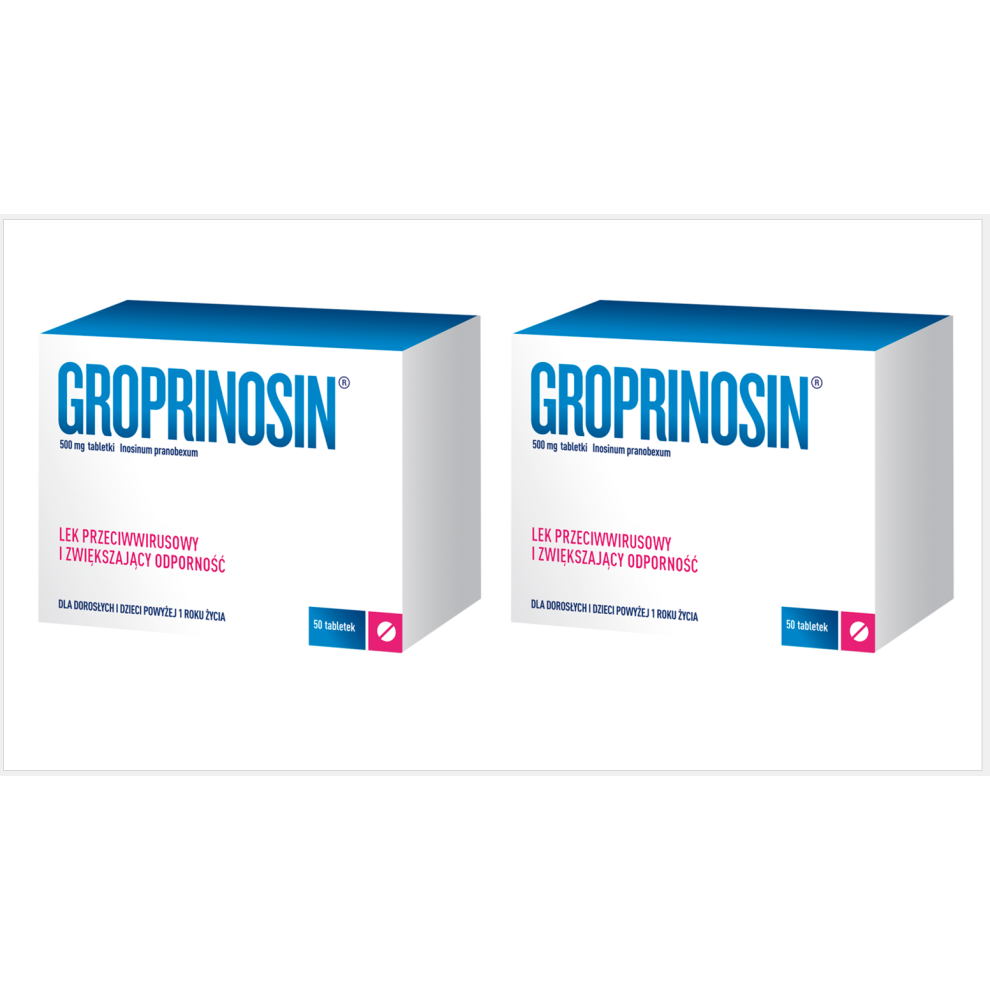 2 x Groprinosin 50 tablets / cold / UK seller