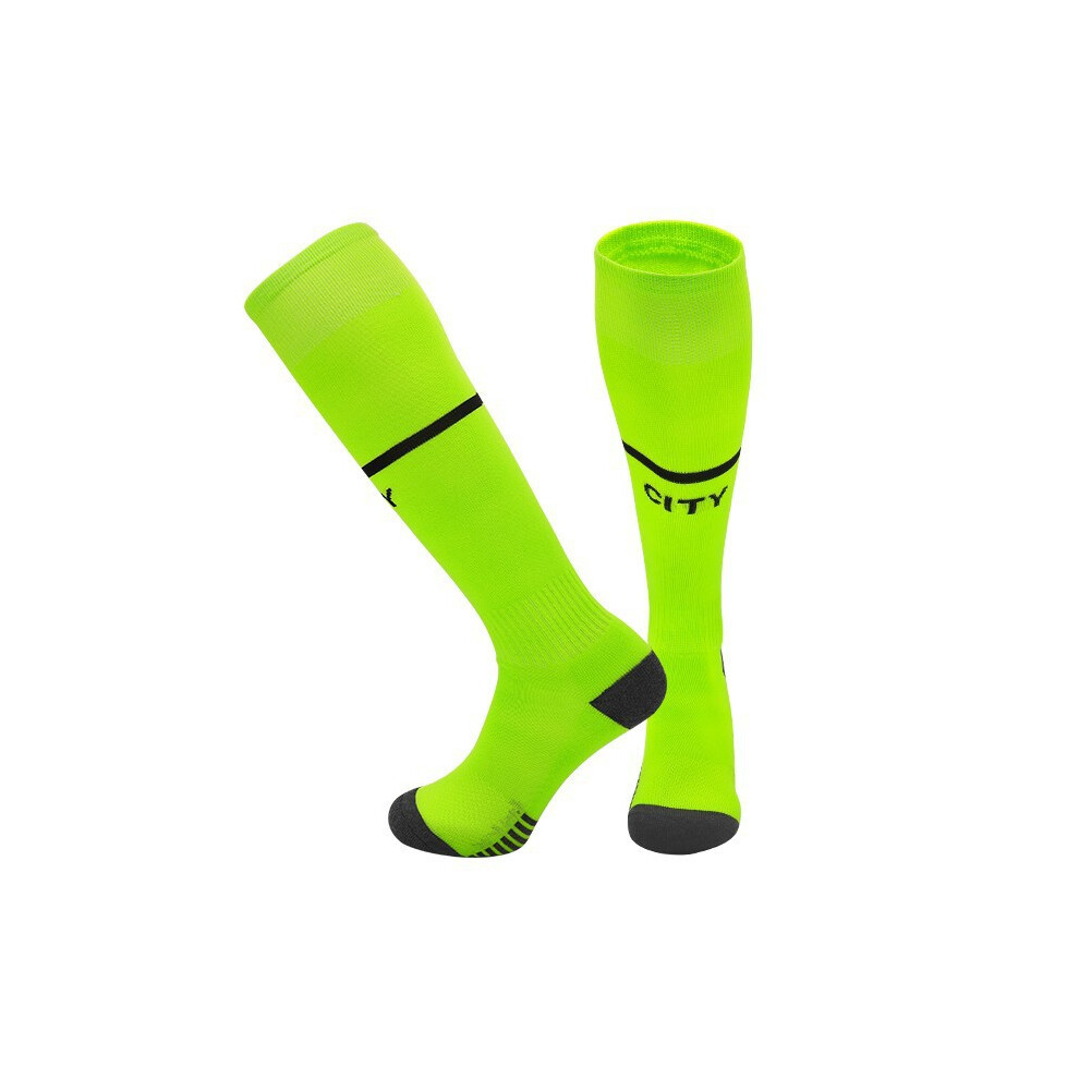 (Away, Kids(EU 30-36)) 24-25 Football Socks for Manchester City Fans Training