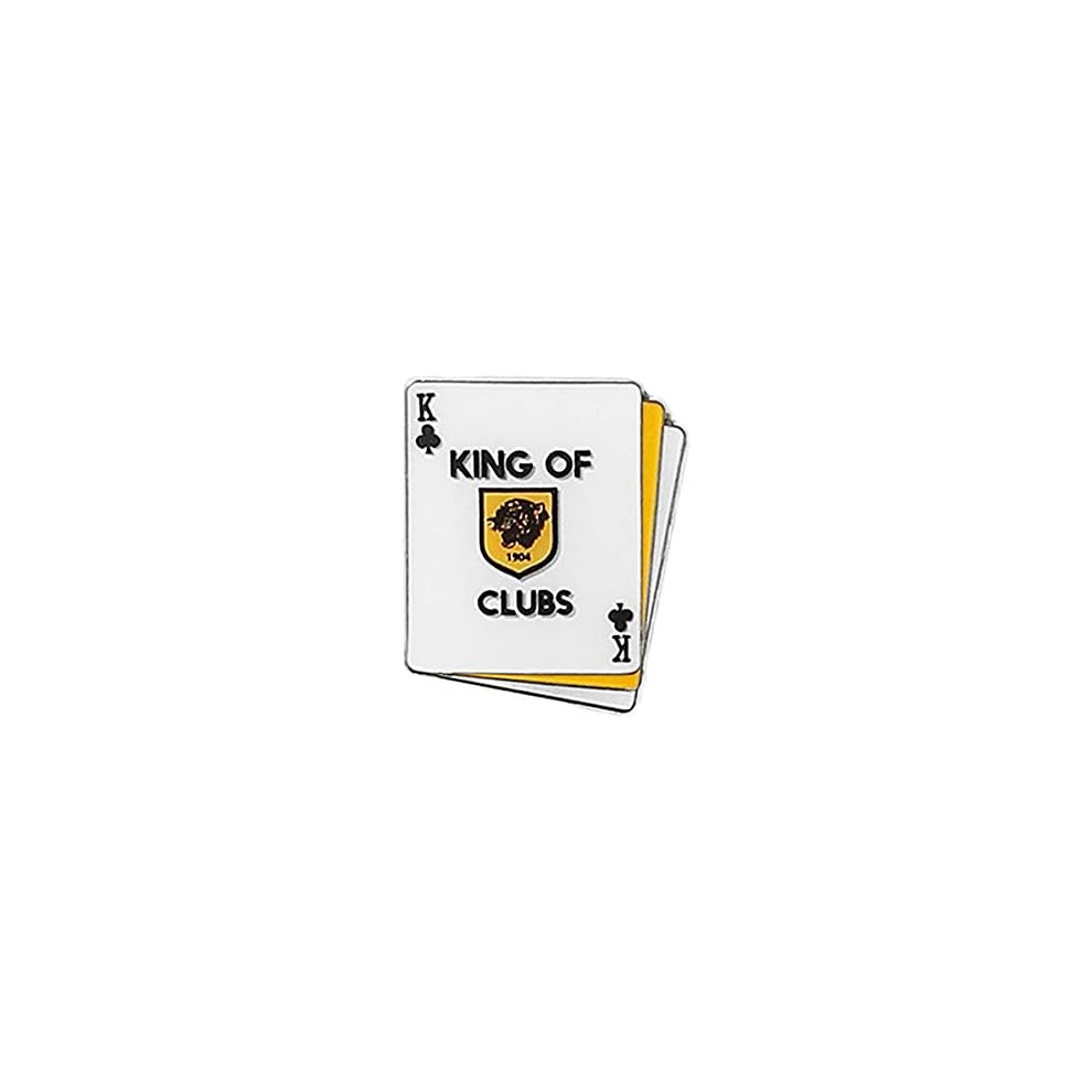 Official HULL CITY FC"king of Clubs" Mini Pin Badge on OnBuy