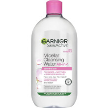 Garnier Micellar Cleansing Water, Gentle face Cleanser & Makeup Remover, Fragrance-Free, Vegan Formula, Suitable For All Skin Types, Even Sensitive