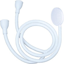 Double Tap Bath Sink Shower Head Hose Spray Pipe