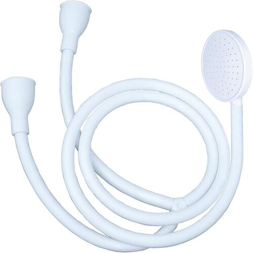 Double Tap Bath Sink Shower Head Hose Spray Pipe