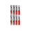 Colgate 8pc x Colgate Medium Double Action Charcoal Toothbrush Assorted Colours 1