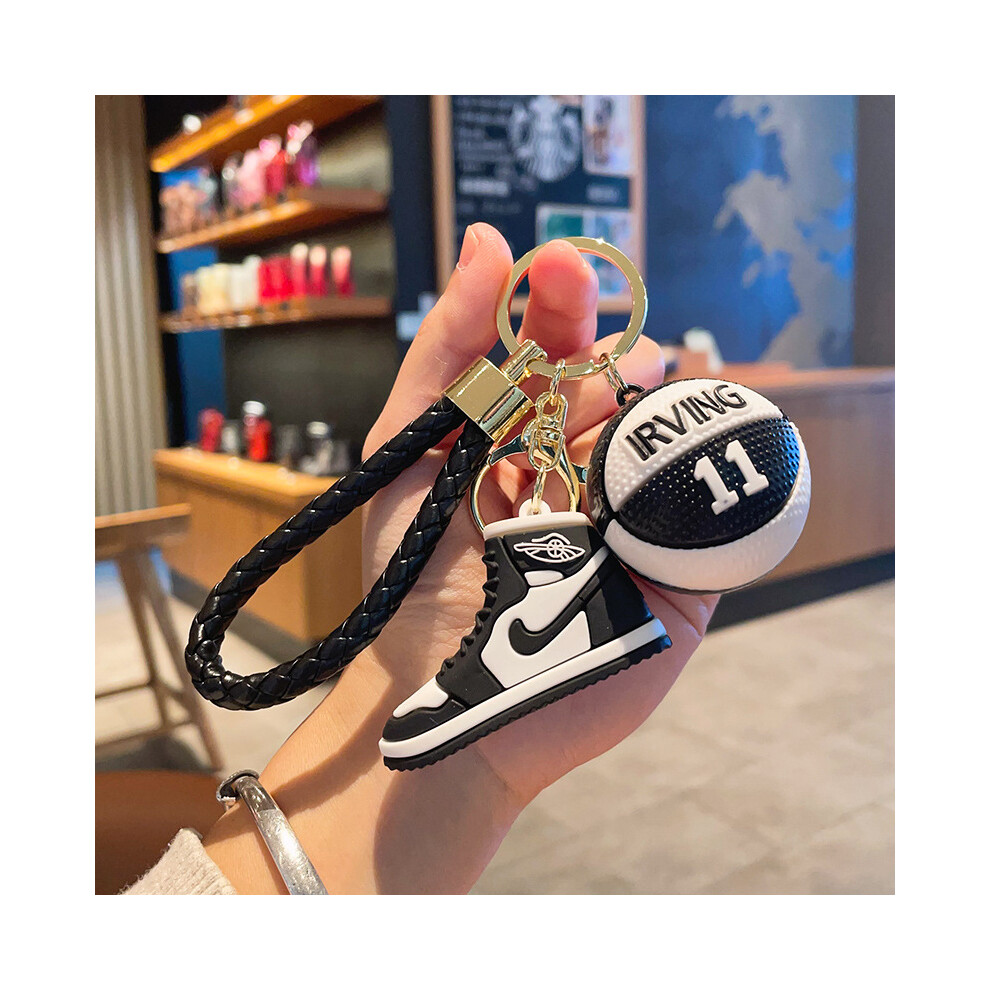 (Black) Basketball Unique Sneaker Keychain For Promos And Business Gifts Cute And Trendy